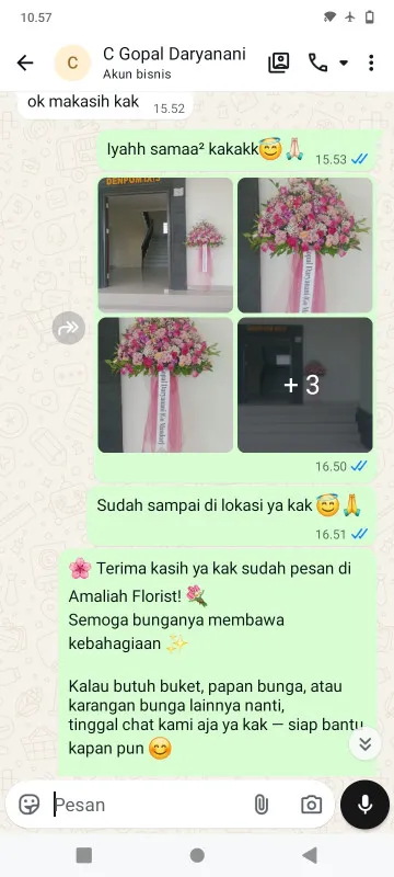 Pengiriman Karangan Bunga Bumiwangi Ciparay